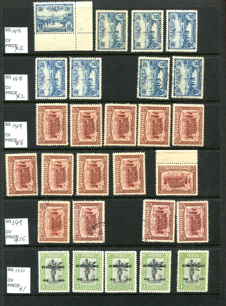 Papua Vol. 2. Continued from the above lot with SG ... Image 1++