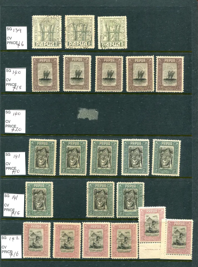 Papua Vol. 2. Continued from the above lot with SG ... Image 1++