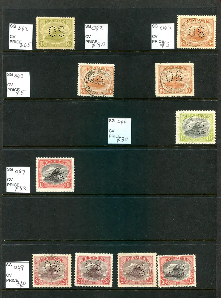 Papua Vol. 2. Continued from the above lot with SG ... Image 1++