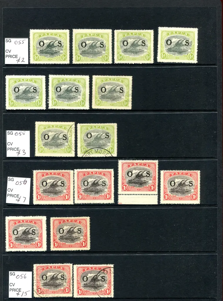 Papua Vol. 2. Continued from the above lot with SG ... Image 1++