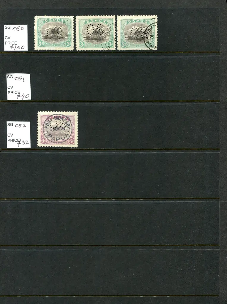 Papua Vol. 2. Continued from the above lot with SG ... Image 1++