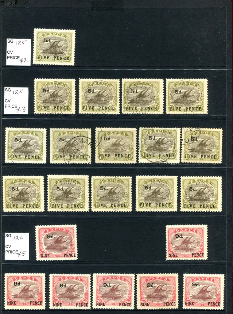 Papua Vol. 2. Continued from the above lot with SG ... Image 1++