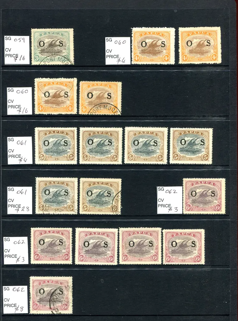 Papua Vol. 2. Continued from the above lot with SG ... Image 1++