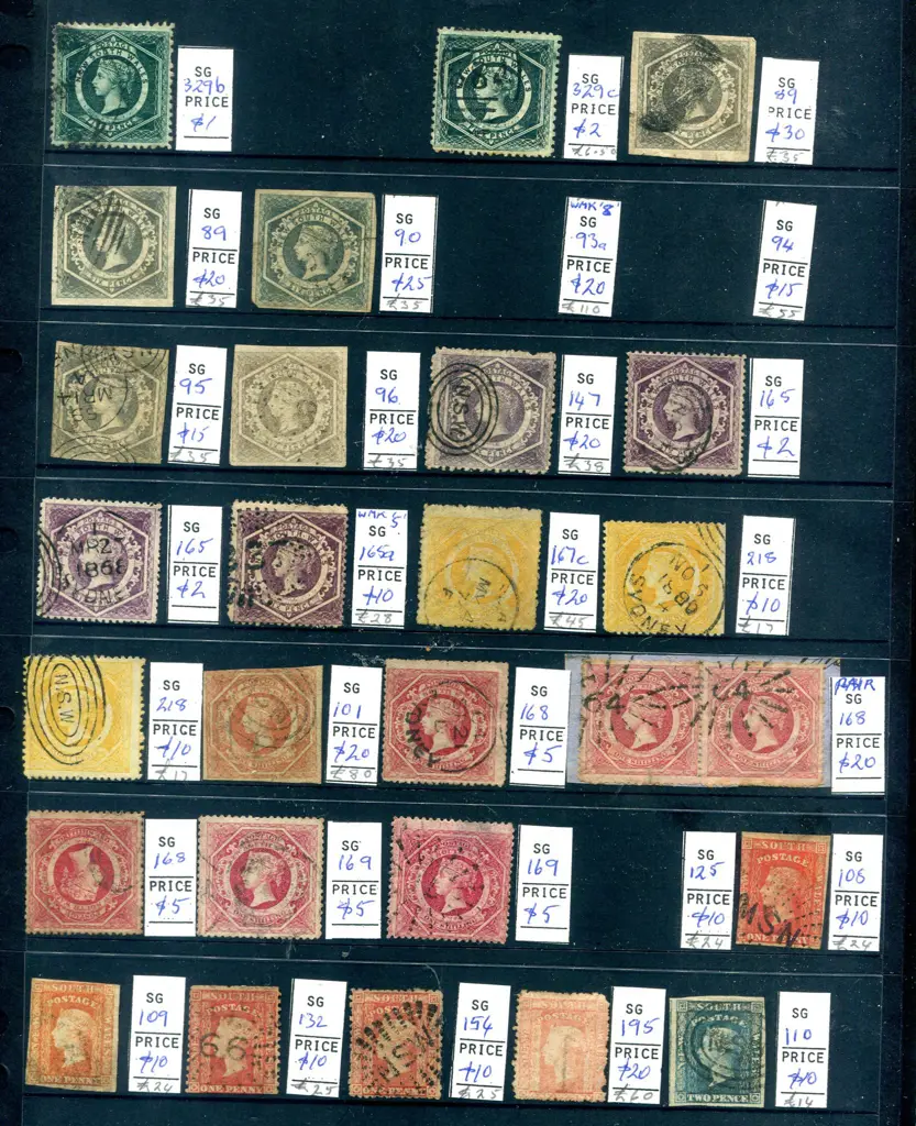 NSW 1850-1865 selection of good to fine used ... Image 1++