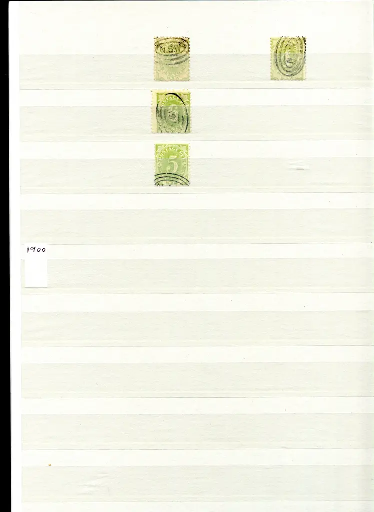 NSW 1851-1907 used collection from 1851 2d Pl. 1 ... Image 1++