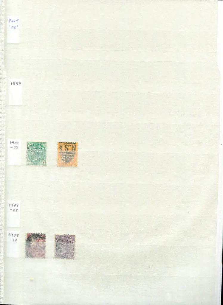 NSW 1851-1907 used collection from 1851 2d Pl. 1 ... Image 1++