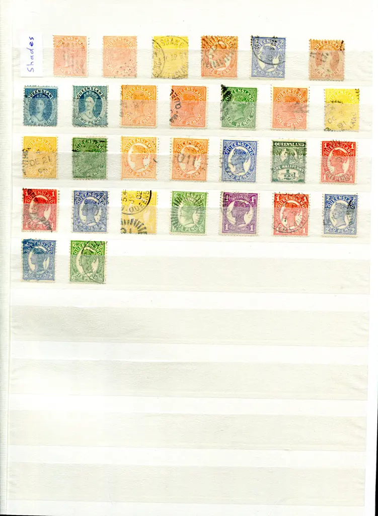 Queensland 1860-1907 good to fine used noting 1860 ... Image 1++