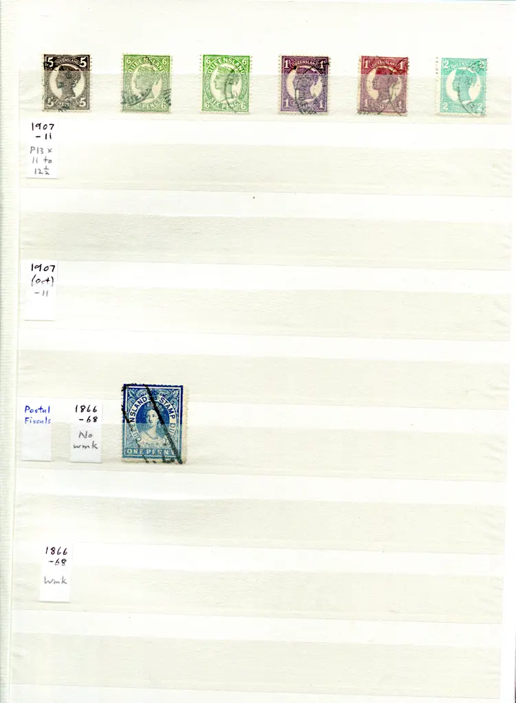Queensland 1860-1907 good to fine used noting 1860 ... Image 1++