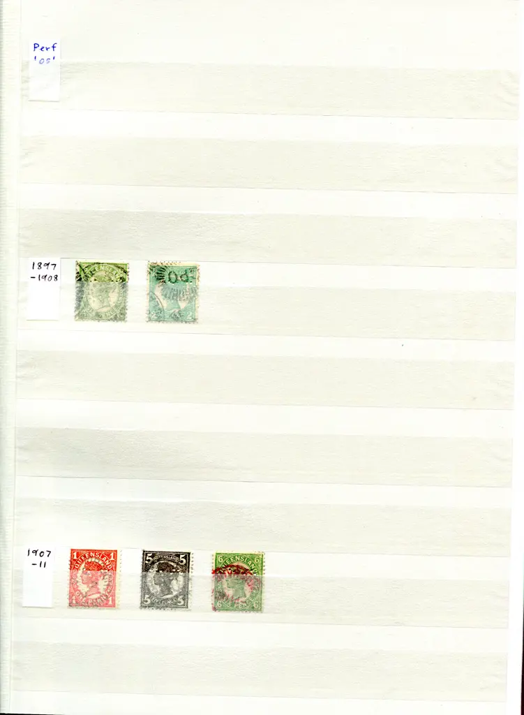 Queensland 1860-1907 good to fine used noting 1860 ... Image 1++