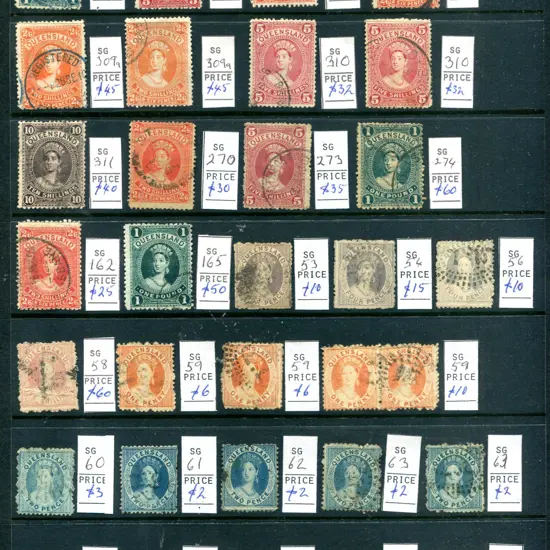 Queensland Range of large & small Chalon heads ...