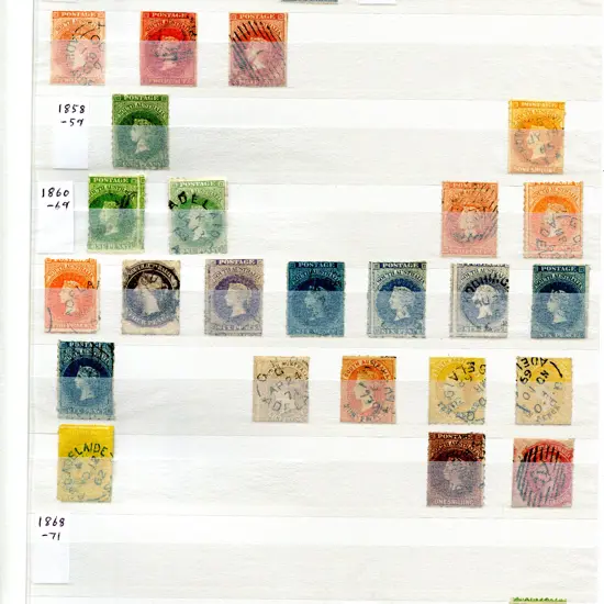 South Australia 1858-1912 good to fine used from ...