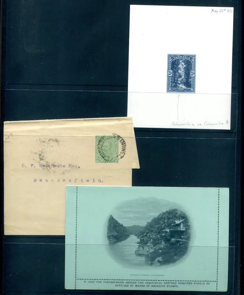 Tasmania Various state related items incl "Pals" ... Image 1++