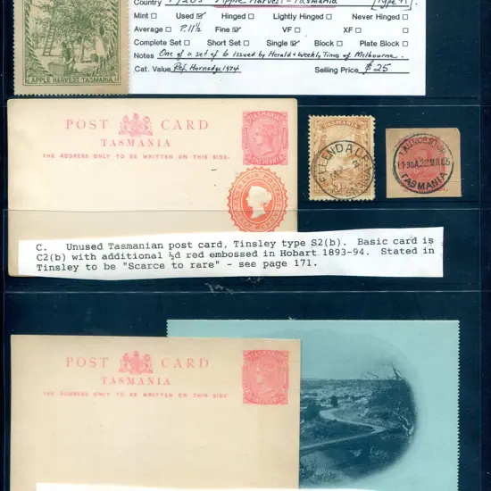 Tasmania Various state related items incl "Pals" ...