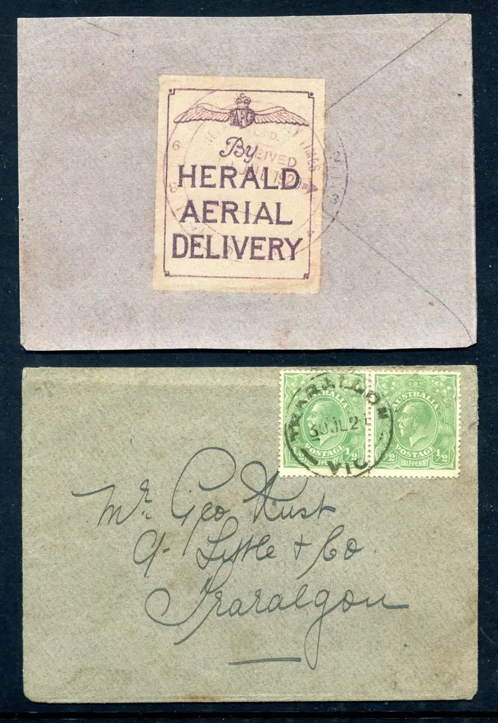 1920 (30th July) Melbourne to Traralgon unofficial ... Image 1++