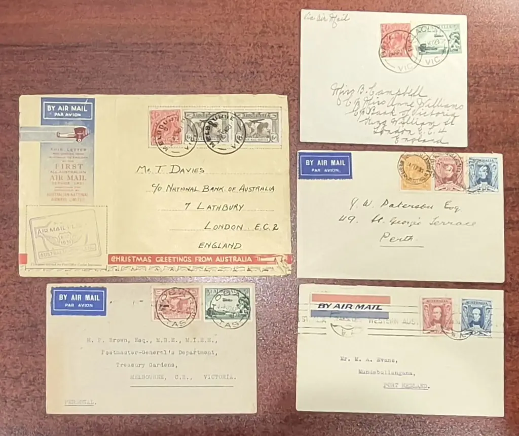 1929 (31st May) Balaclava (Vic) to England with ... Image 1++