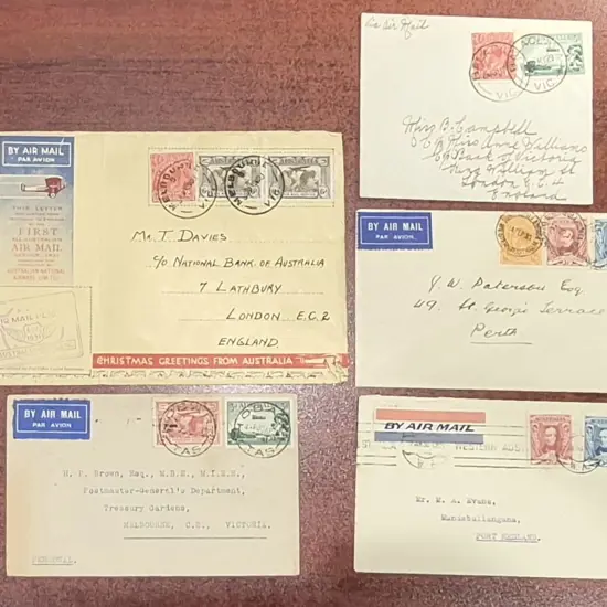 1929 (31st May) Balaclava (Vic) to England with ...