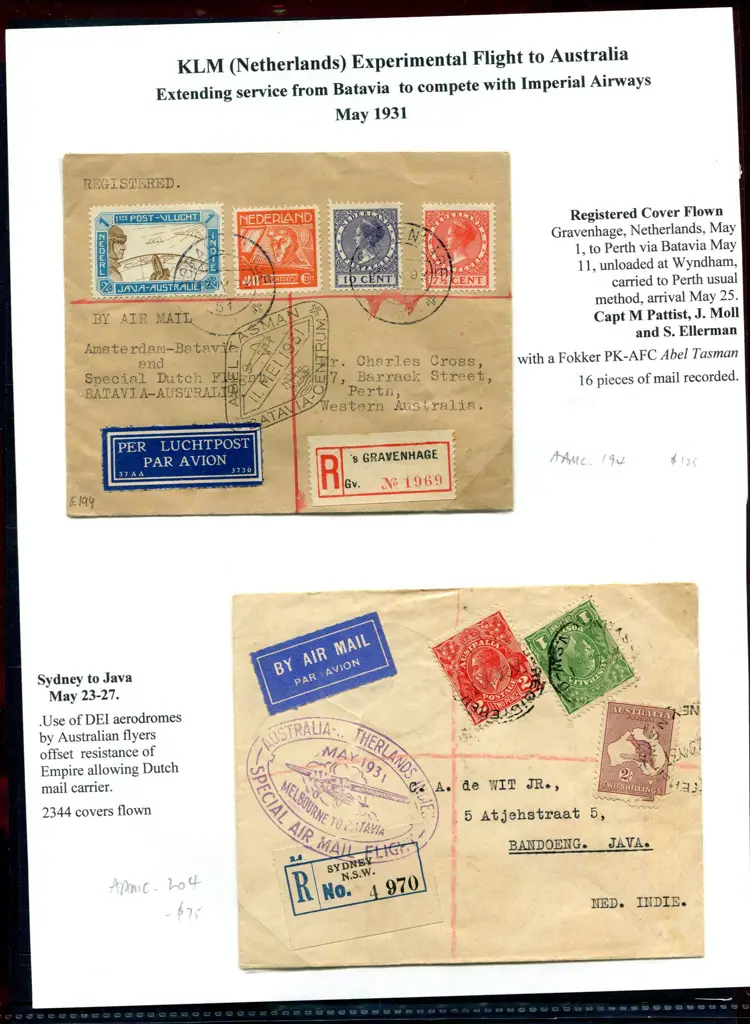 1931 (29th April) Netherlands Regd cover to ... Image 1++