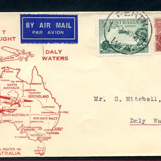1934 (3rd Oct) Perth to Daly Waters on "First ...