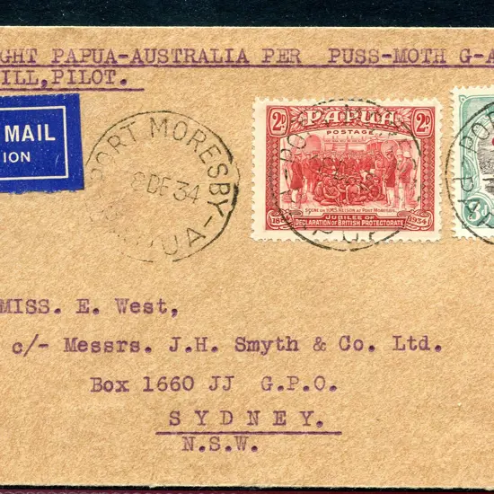 1934 (19th Dec) Port Moresby to Cairns with Papua ...