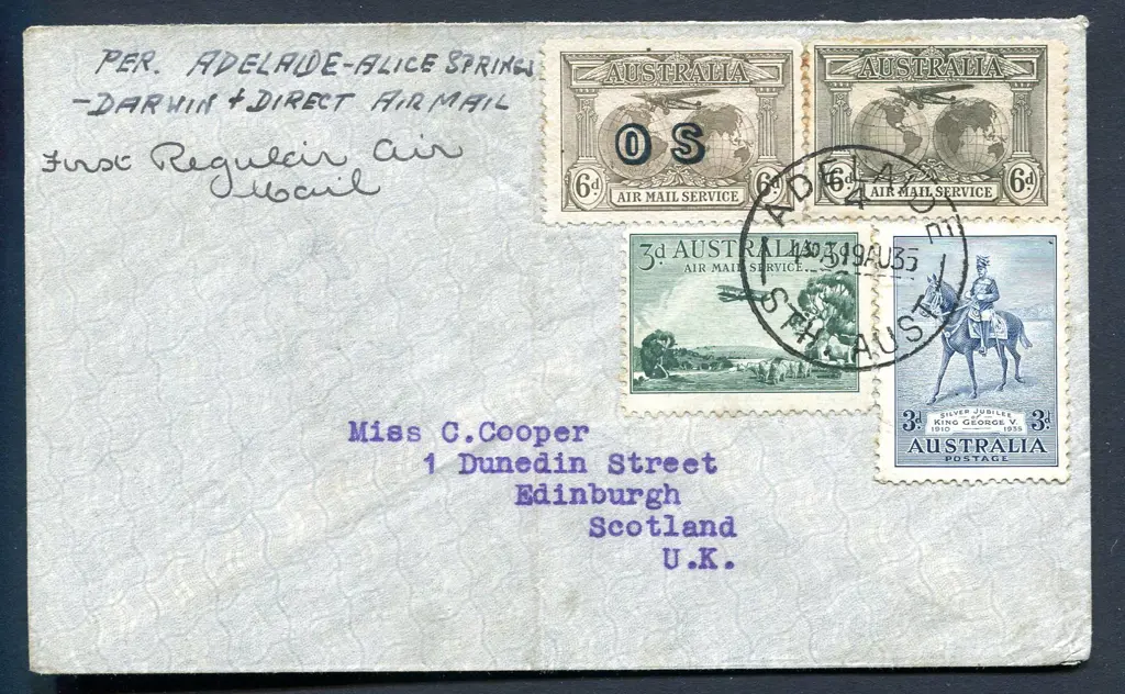 1935 (19th Aug) Adelaide to Darwin first regular ... Image 1++