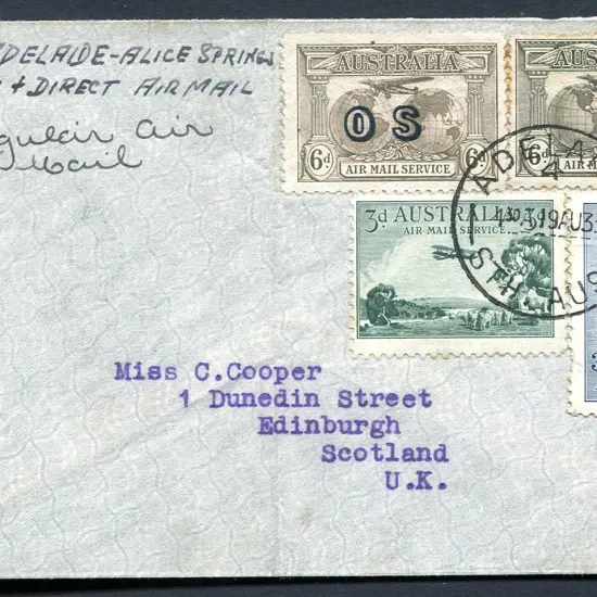 1935 (19th Aug) Adelaide to Darwin first regular ...