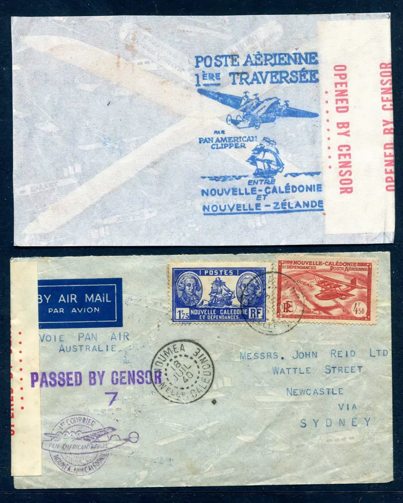 1940 (16th July) Noumea to Sydney intermediate ... Image 1++