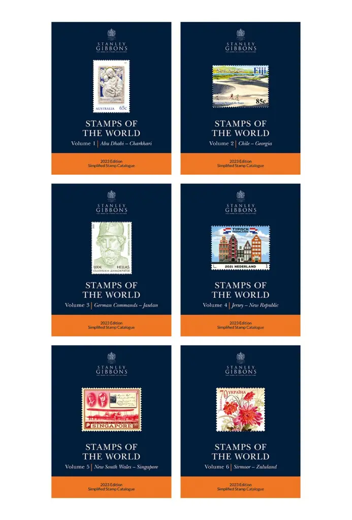 2023 Stanley Gibbons Stamps of the World in 6 vols ... Image 1++
