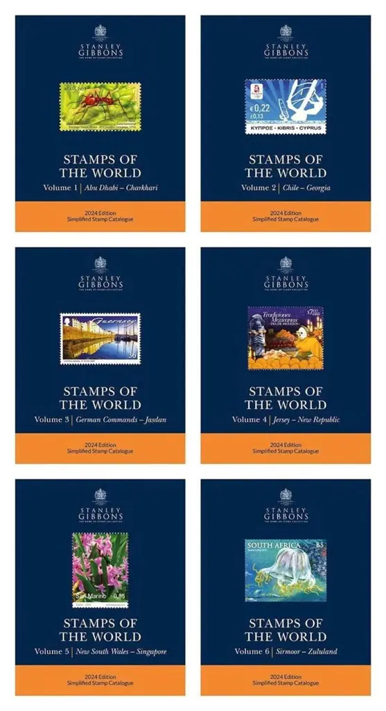 2024 Stanley Gibbons Stamps of the World in 6 vols ... Image 1++
