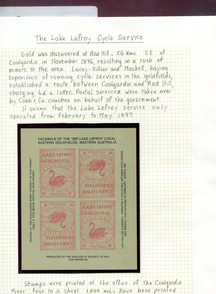 Coolgardie Cycle Express Neatly written up on ... Image 1++