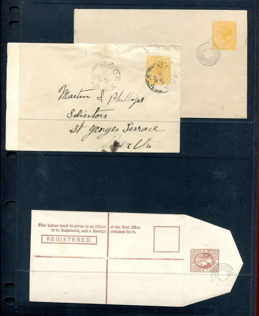 Envelopes Group consisting 2d orange CTO with 4 ... Image 1++