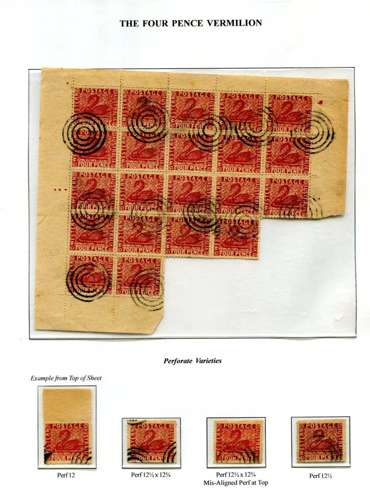 Forgeries Swan types presented on 15 exhib pages ... Image 1++