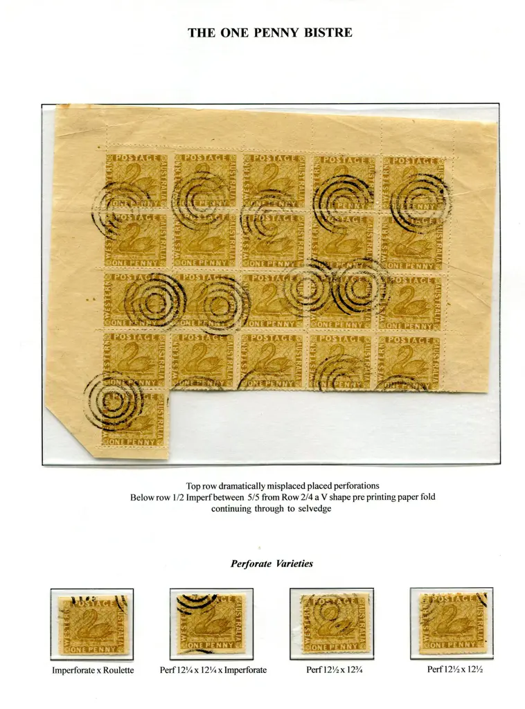 Forgeries Swan types presented on 15 exhib pages ... Image 1++