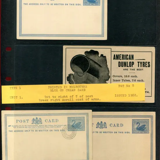 Post Cards 1d blue PC 2 1d blue on thick stock ...