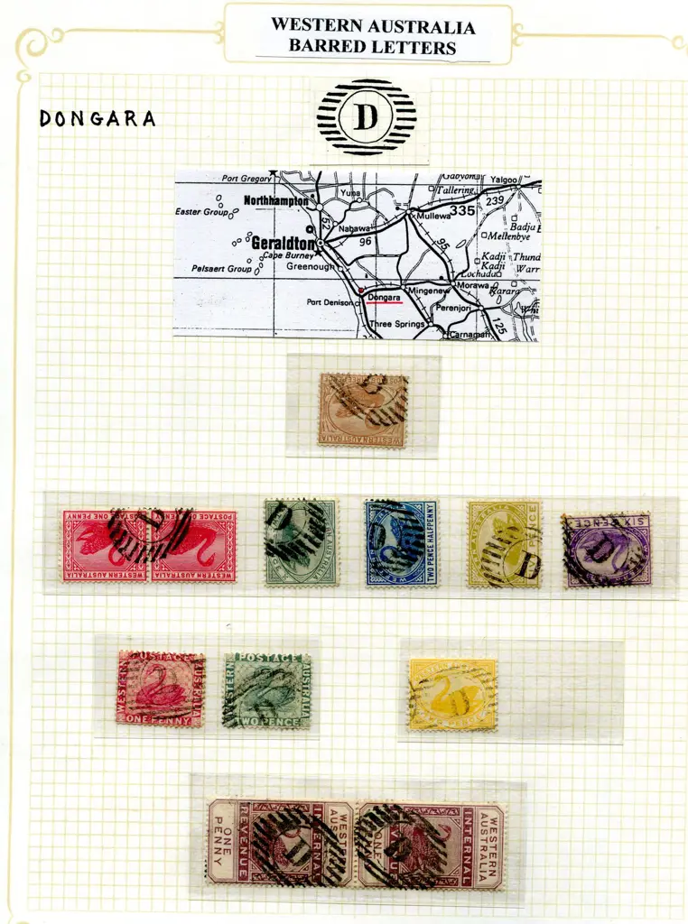Postmarks 11 Bar numeral collection comprising ... Image 1++