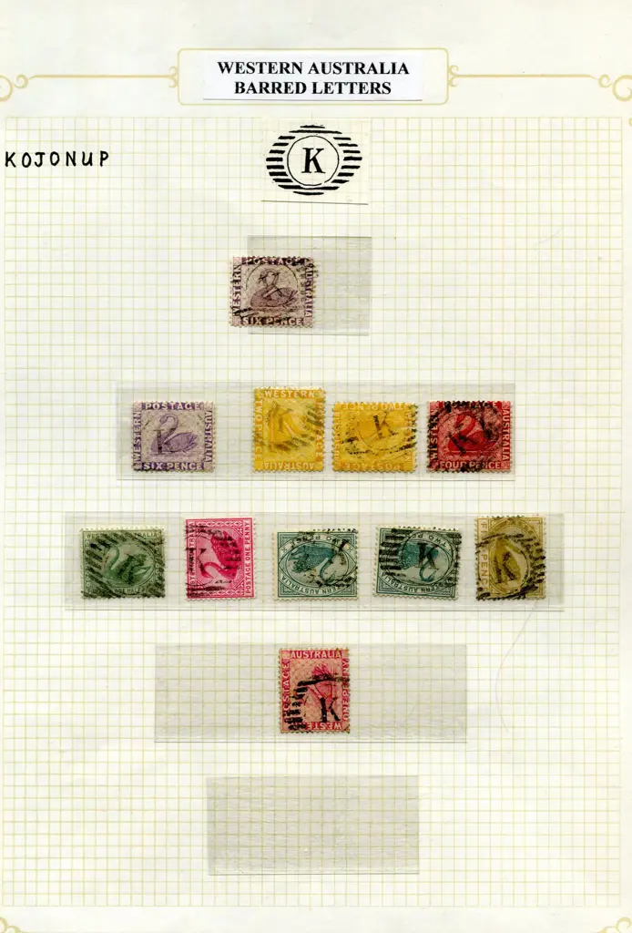 Postmarks 11 Bar numeral collection comprising ... Image 1++