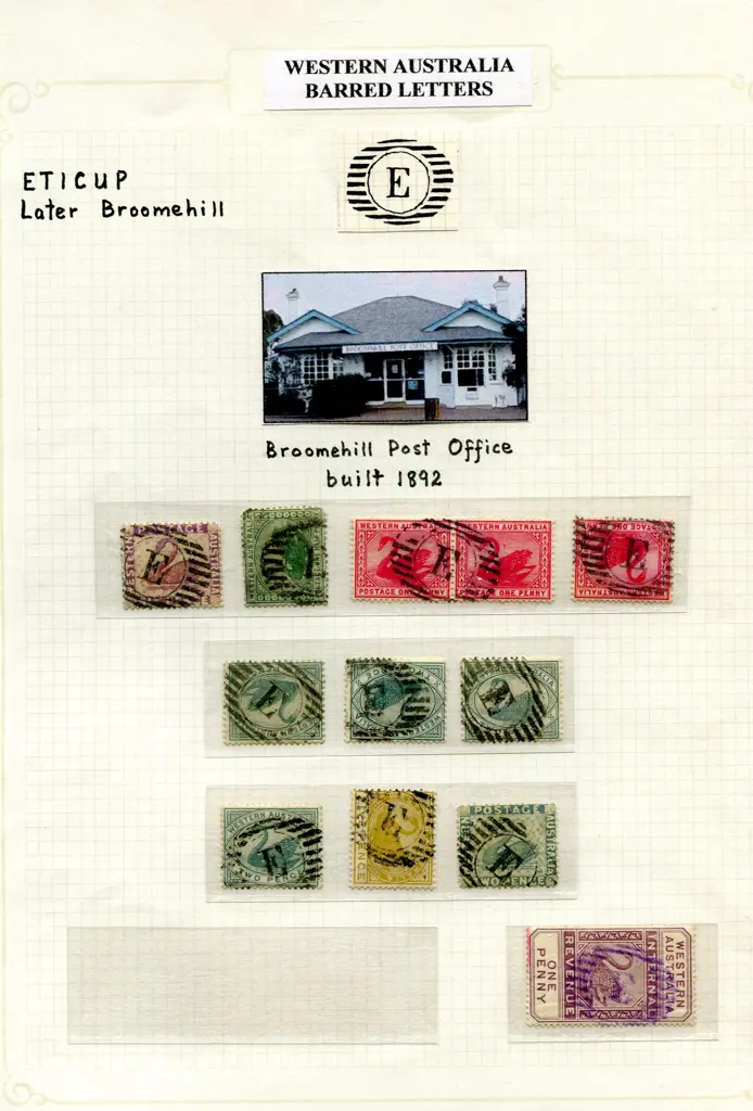Postmarks 11 Bar numeral collection comprising ... Image 1++