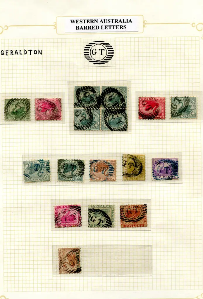 Postmarks 11 Bar numeral collection comprising ... Image 1++