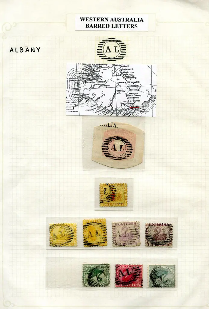 Postmarks 11 Bar numeral collection comprising ... Image 1++