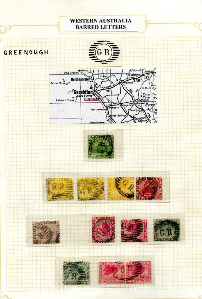 Postmarks 11 Bar numeral collection comprising ... Image 1++