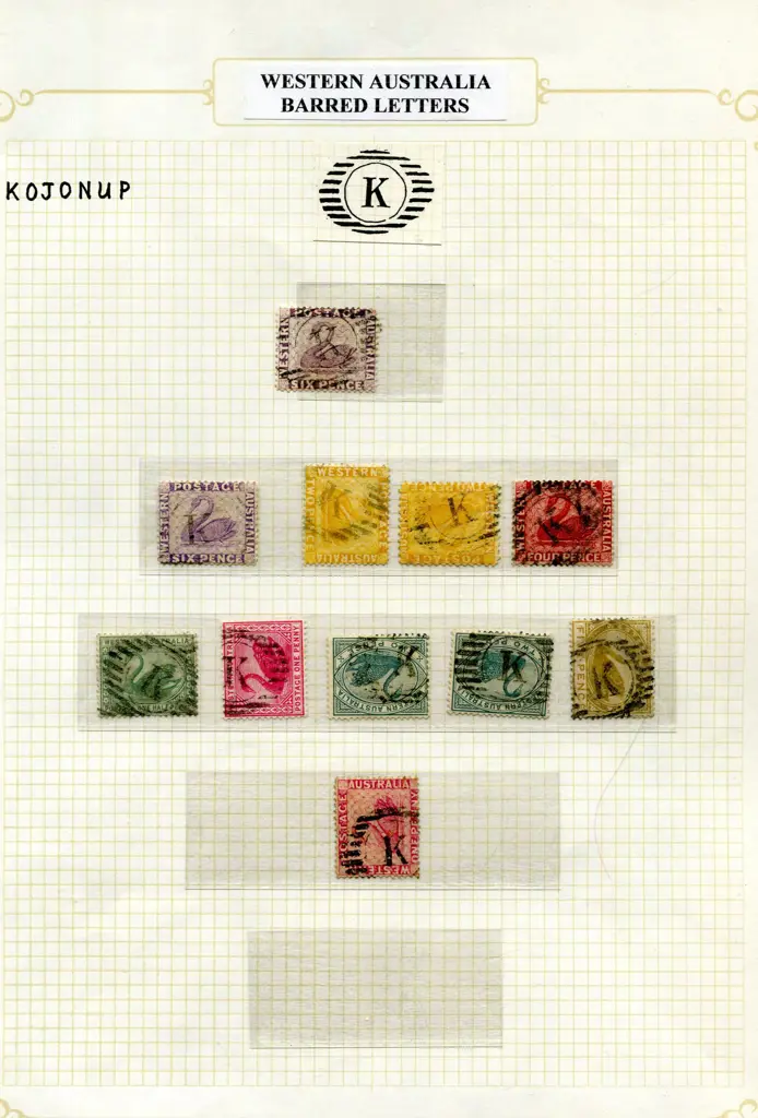 Postmarks 11 Bar numeral collection comprising ... Image 1++