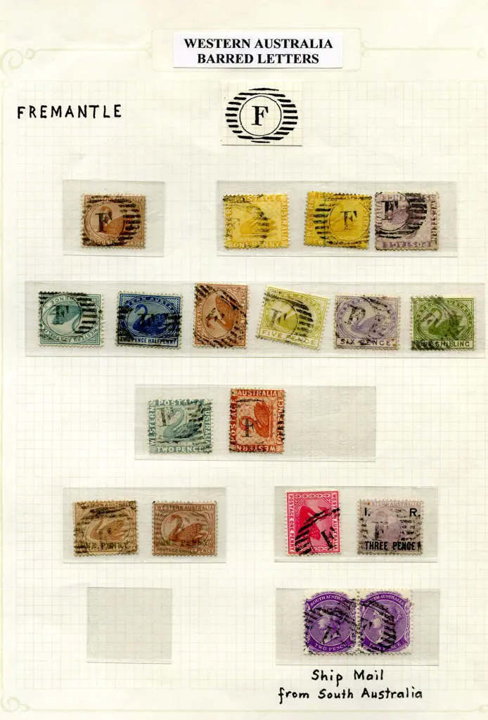 Postmarks 11 Bar numeral collection comprising ... Image 1++