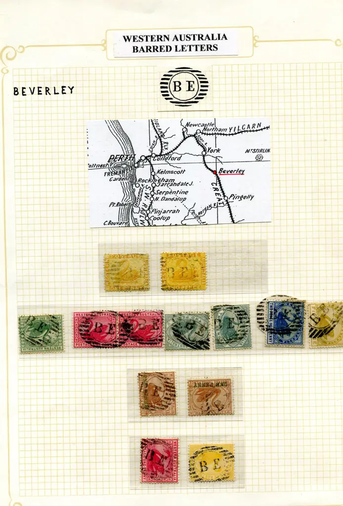 Postmarks 11 Bar numeral collection comprising ... Image 1++