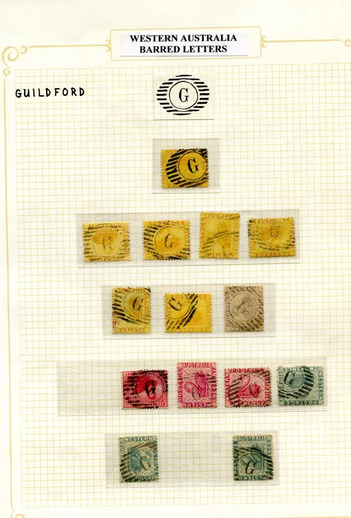 Postmarks 11 Bar numeral collection comprising ... Image 1++