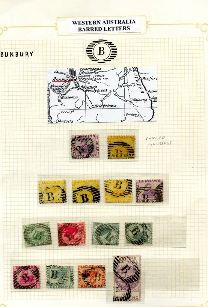 Postmarks 11 Bar numeral collection comprising ... Image 1++
