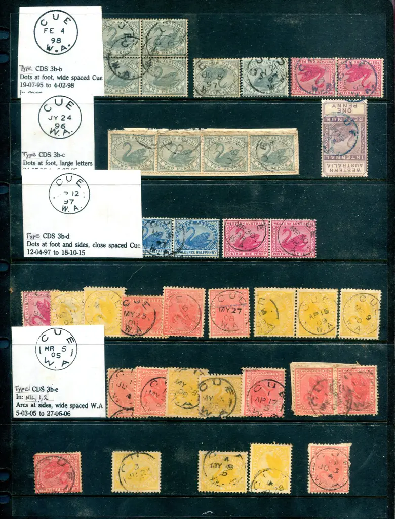 Postmarks Cue range of approx. 100 stamps plus ... Image 1++