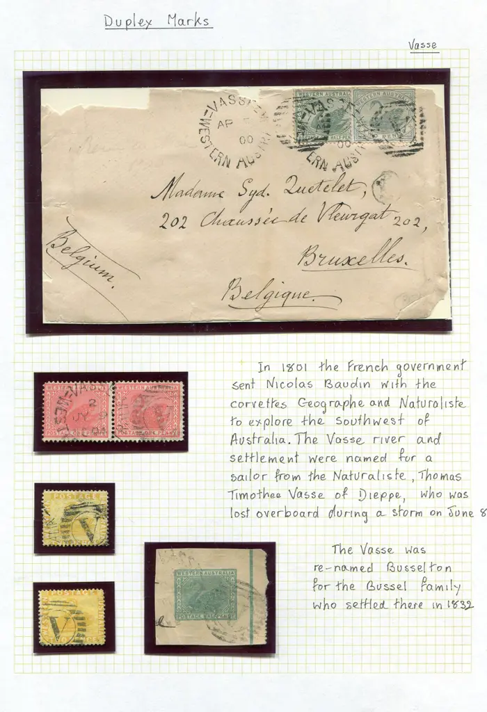 Postmarks Duplex range on 7 pages for locations ... Image 1++