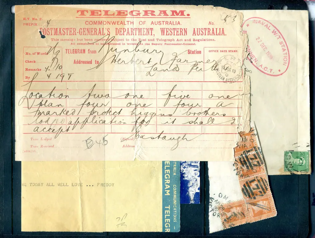 Postmarks ORS types incl 1890 Telegraph Office ... Image 1++