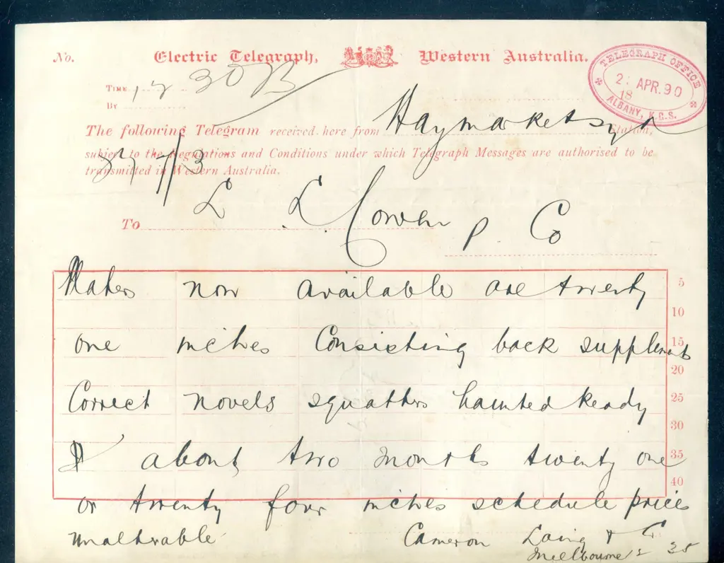 Postmarks ORS types incl 1890 Telegraph Office ... Image 1++