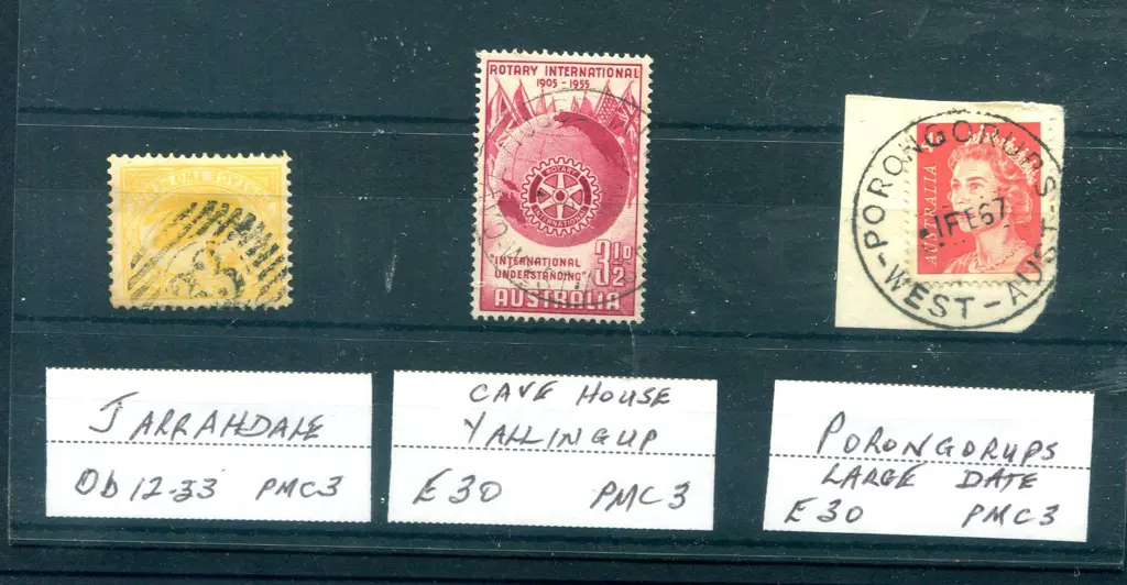 Postmarks Small selection all annotated with PMI ... Image 1++