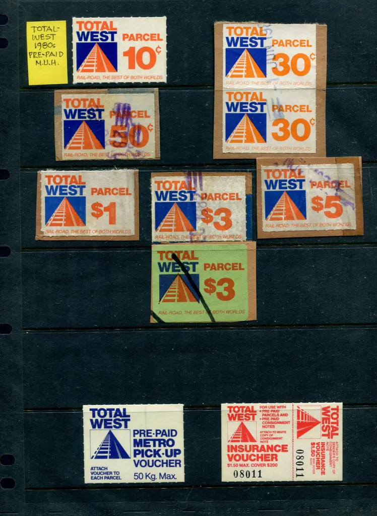 Railway Stamps 1966 decimal issues with diagonal ... Image 1++